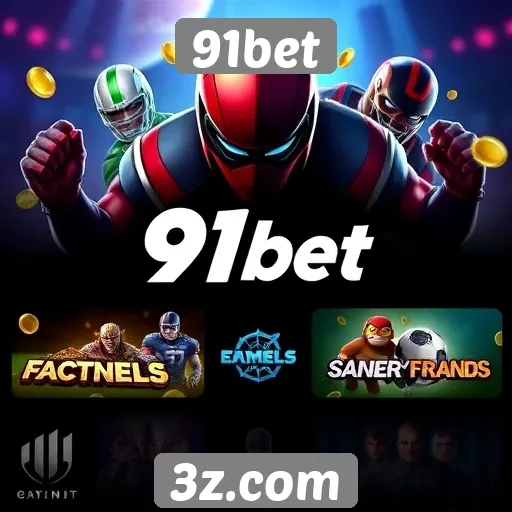 Variedade de jogos oferecidos pelo 91bet